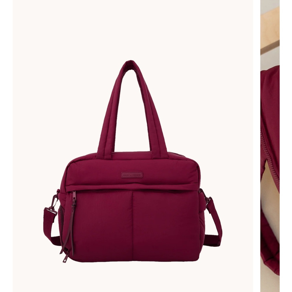 Poppy and peonies Off Duty tote